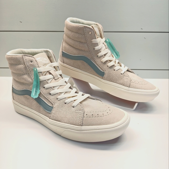 Vans SK8-Hi ComfyCush Growing Everyday Suede Lightweight Comfy Oatmeal sneakers - Picture 1 of 8